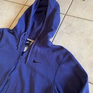 Vintage Purple Nike Zip Up Hoodie